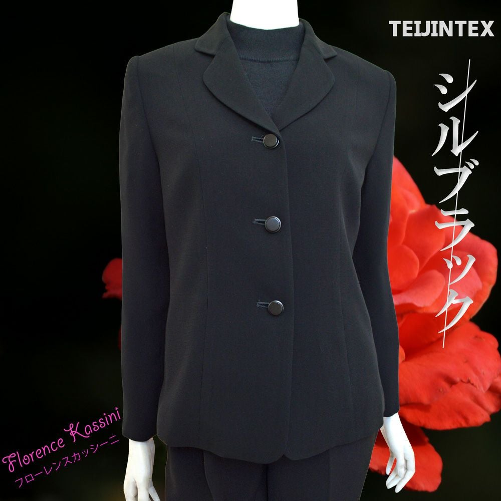 婦人シルブラックフォーマルジャケットサイズ 9～15号 日本製