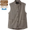 婦人斜め釦ホールベスト